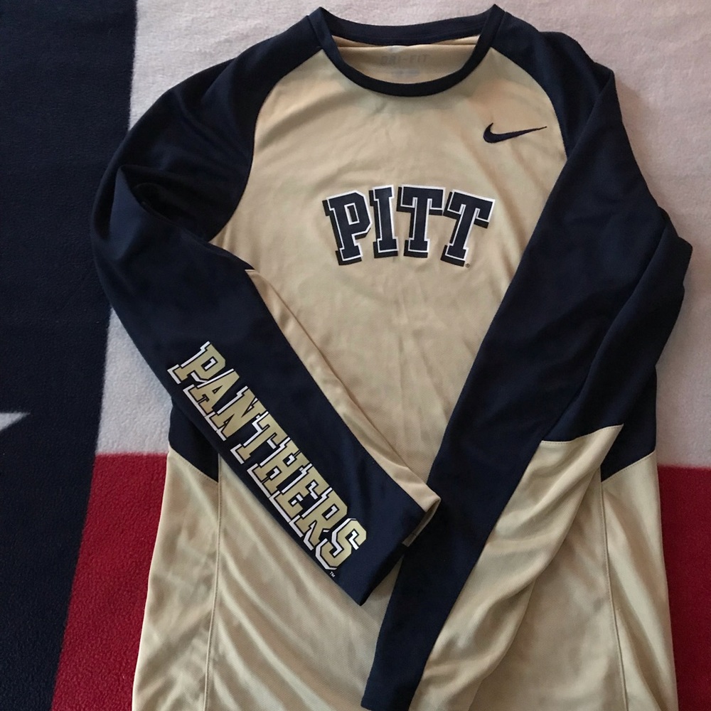 Pitt Panthers nike dry-fit long sleeve shirt